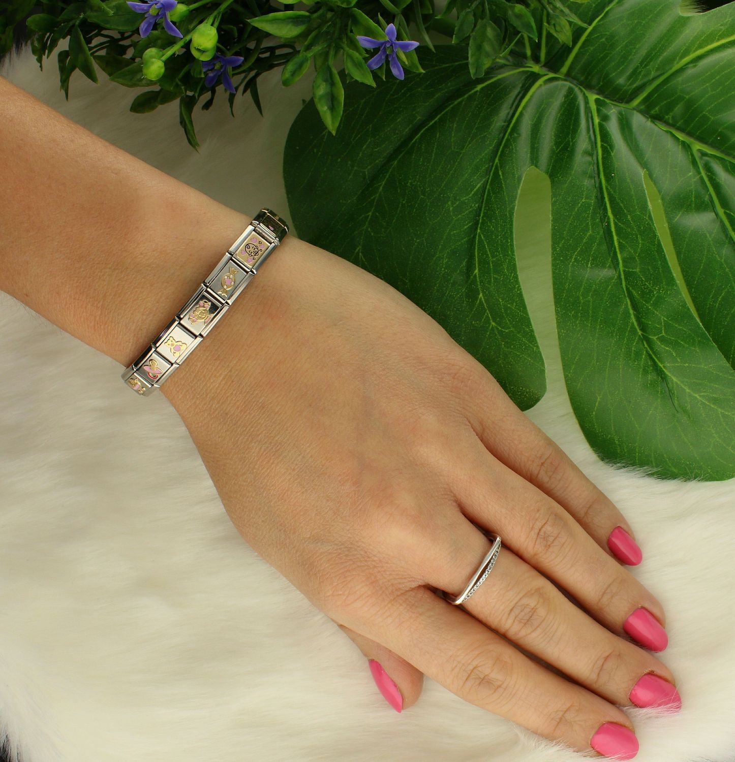 Nomination - Link 18K zawieszka charms Złoto 'Dziewczynka' 030272 66.jpg